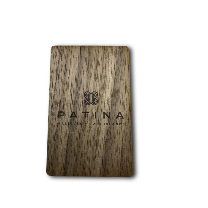 wood card