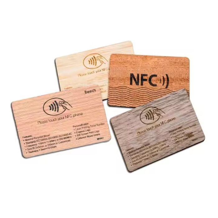 Custom Wooden NFC Card - Image 2