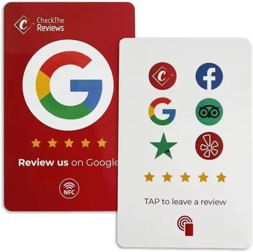 google review business cards