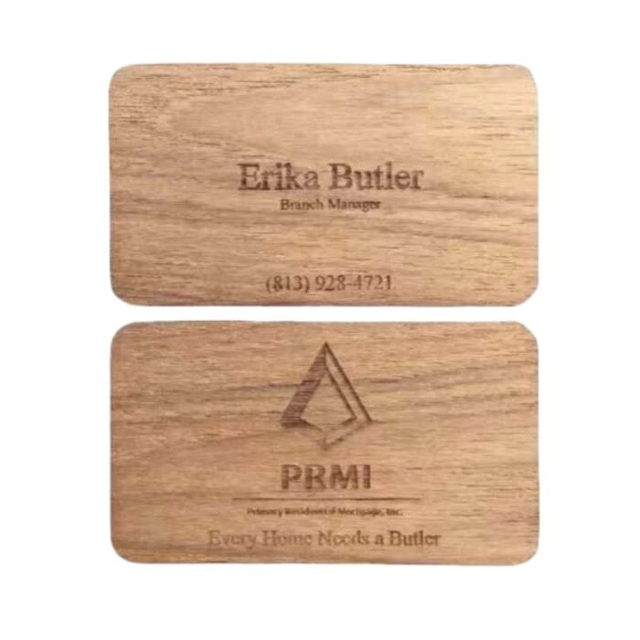 Wooden NFC Business Card - Image 3